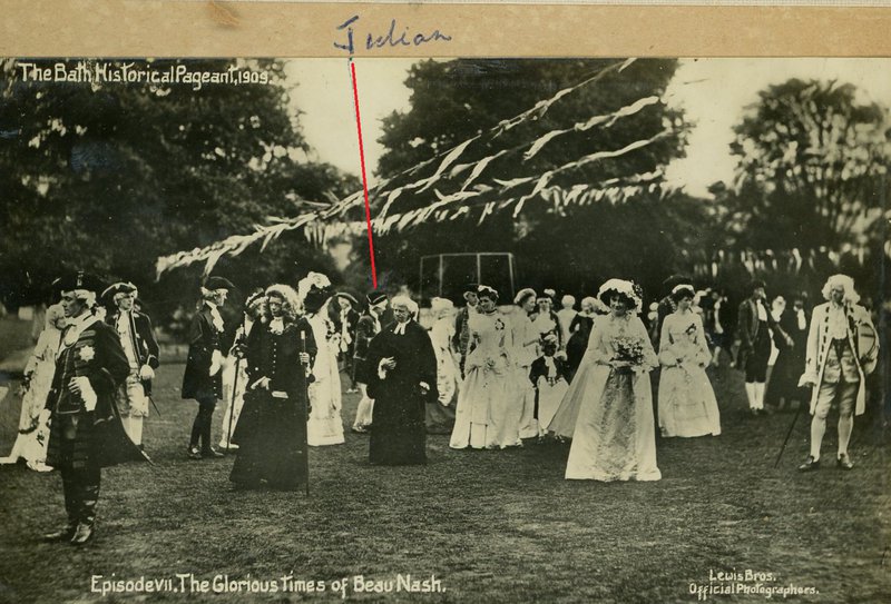 Julian Mockford in the Minuet at Bath Pageant 1909