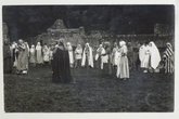 A scene from the Mount Grace Priory Pageant, courtesy of Robinson Library, Newcastle University