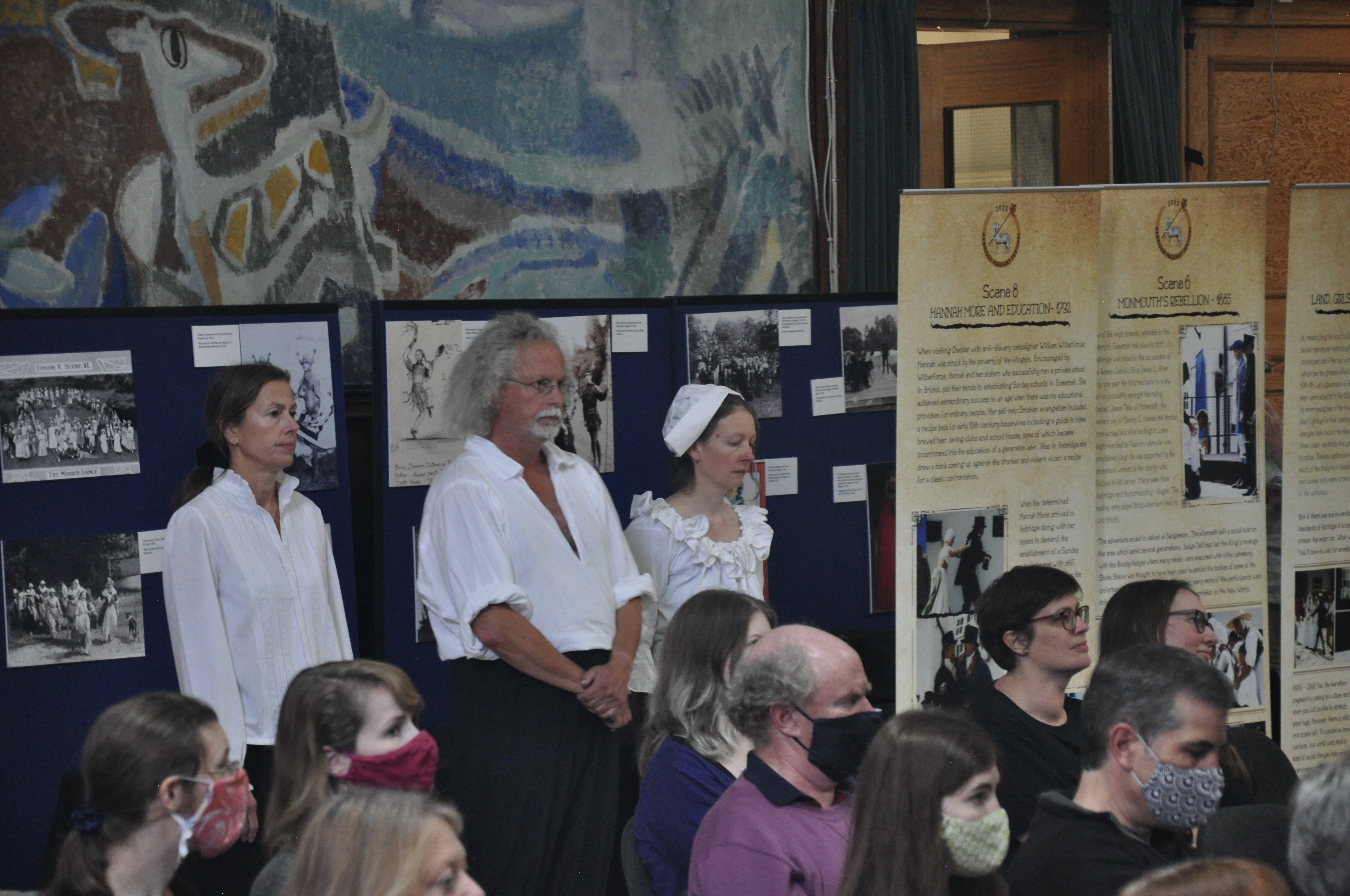Axbridge Pageant Performers at the Redress of the Past Pageants Day, August 2021