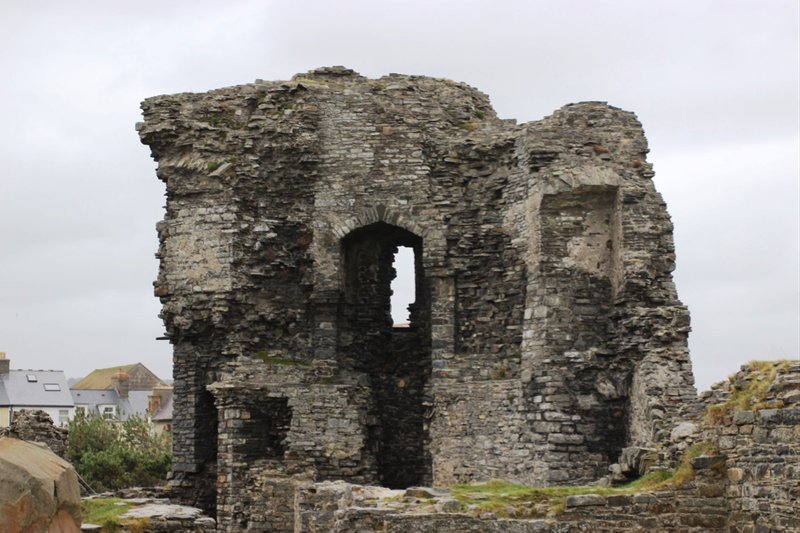 Castle ruins Aberystwyth