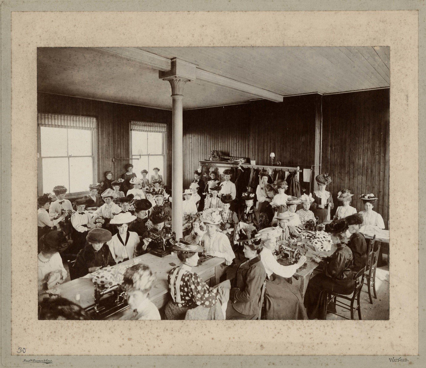 Costume-makers at the 1907 St Albans Pageant