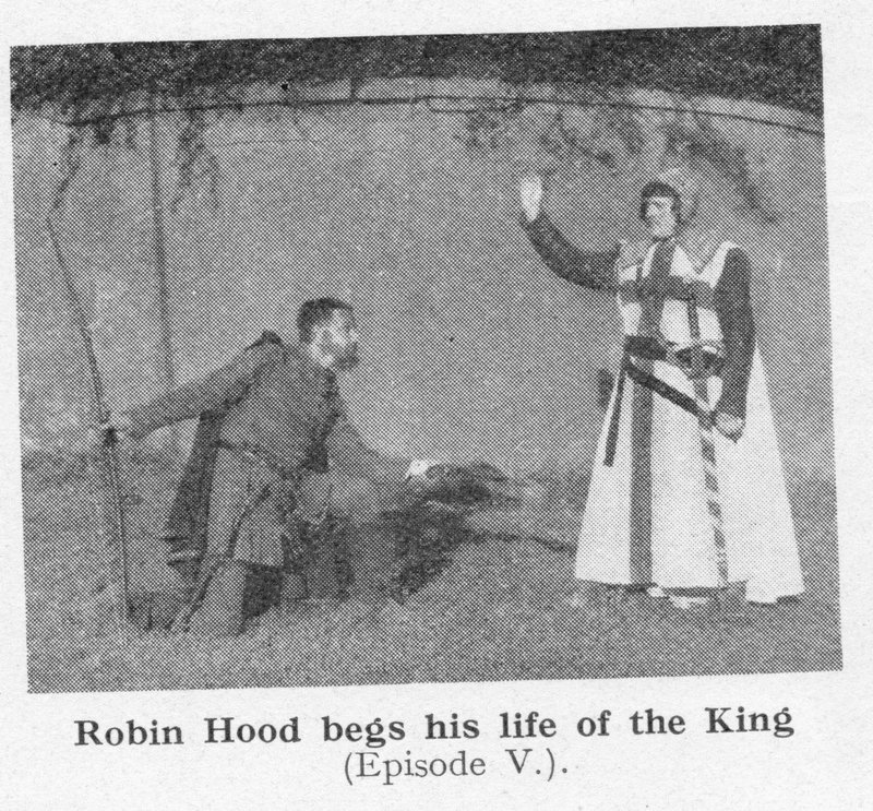 Robin Hood in the Nottingham Pageant 1935