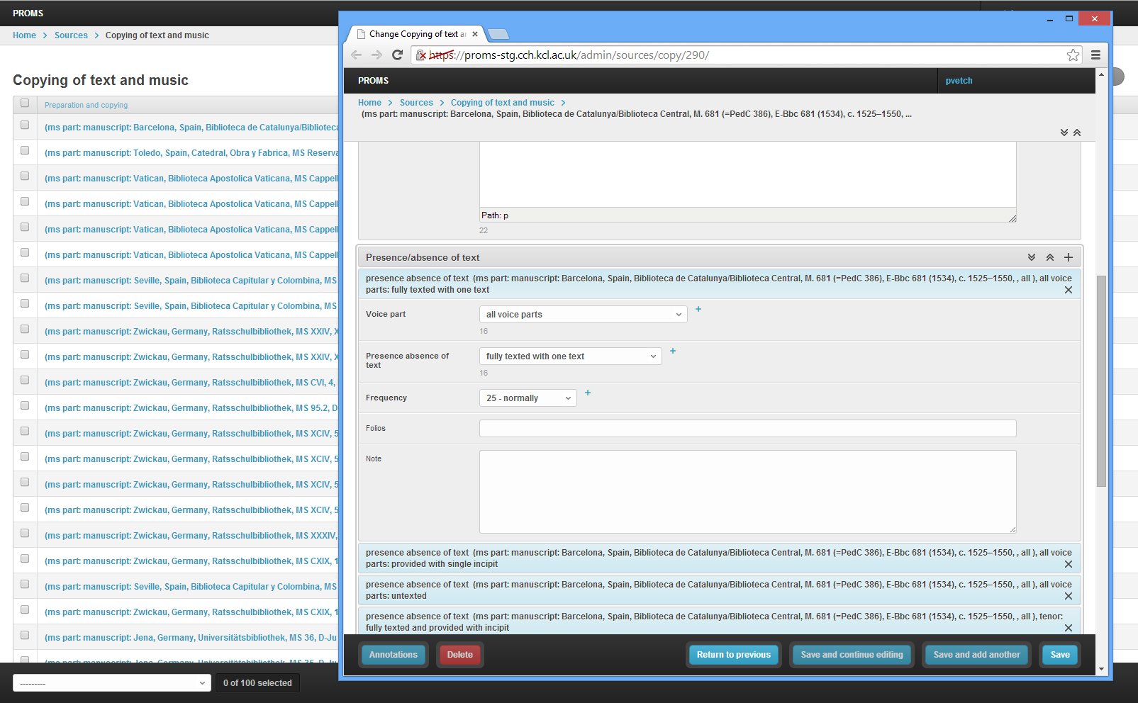 Django Admin interface