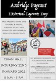 Poster from Axbridge Pageant Historical Pageants Day