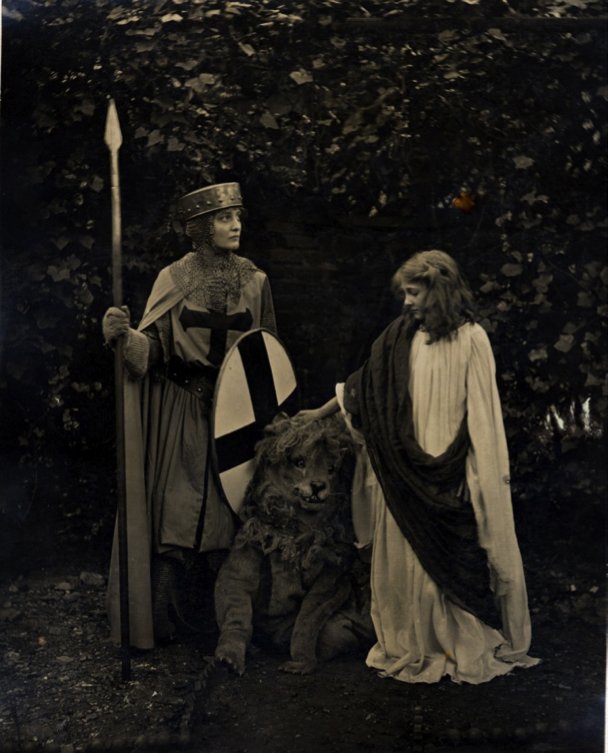 Una, the Lion, and a female St. George