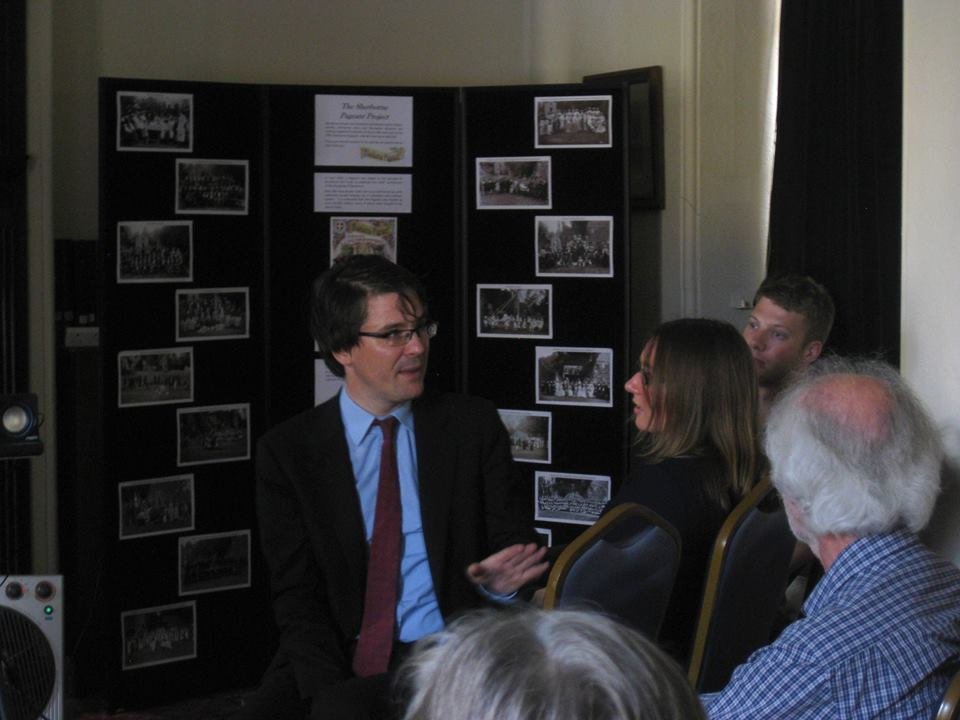 Paul Readman answering question